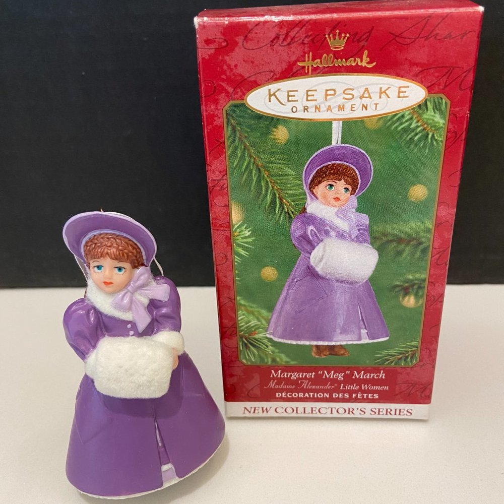 2001 Vintage Hallmark Keepsake Ornament Margaret "Meg" March-NIB